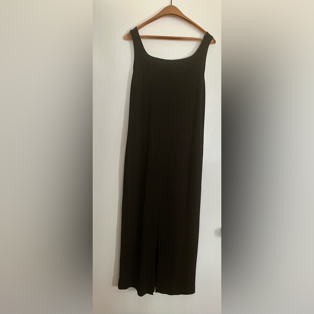 Black maxi dress, sleeveless